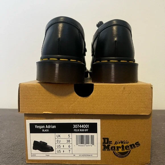 Dr. Martens vegan Adrian loafers size 7 - Picture 6 of 6